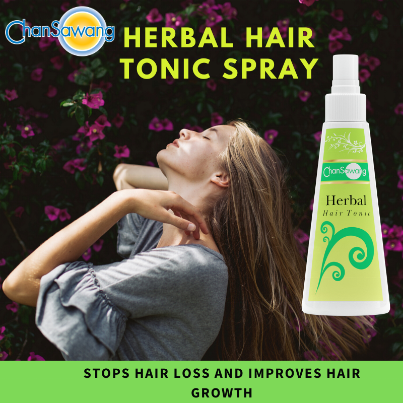 Herbal Hair Tonic and Hair Growth Spray Leave In Conditioner For Hair Loss Treatment Private Label OEM from Thailand