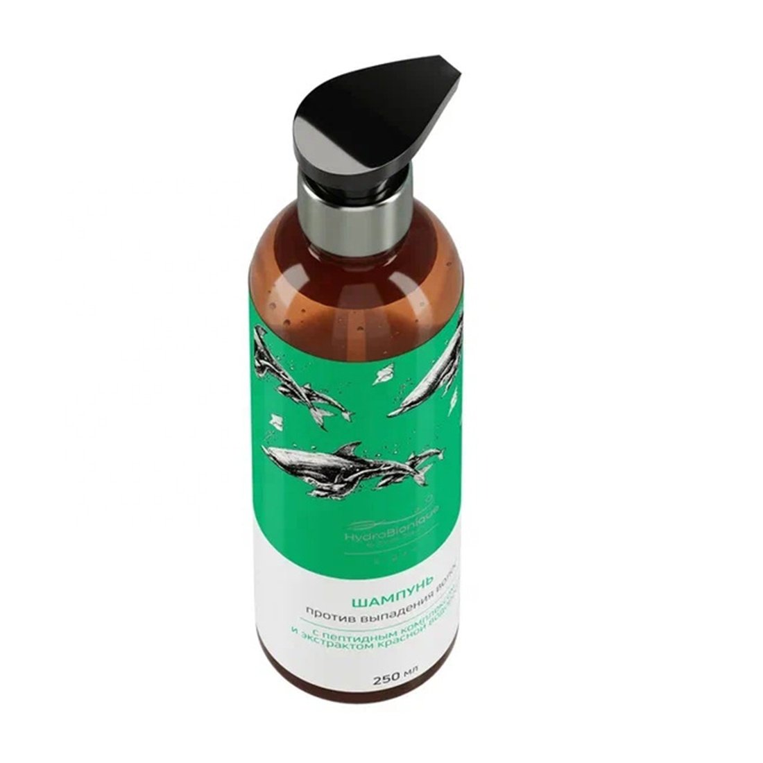 Hair care shampoo HAIR-LOSS prevention Private label 250 ml shampoo with peptide complex and red algae extract for men and women