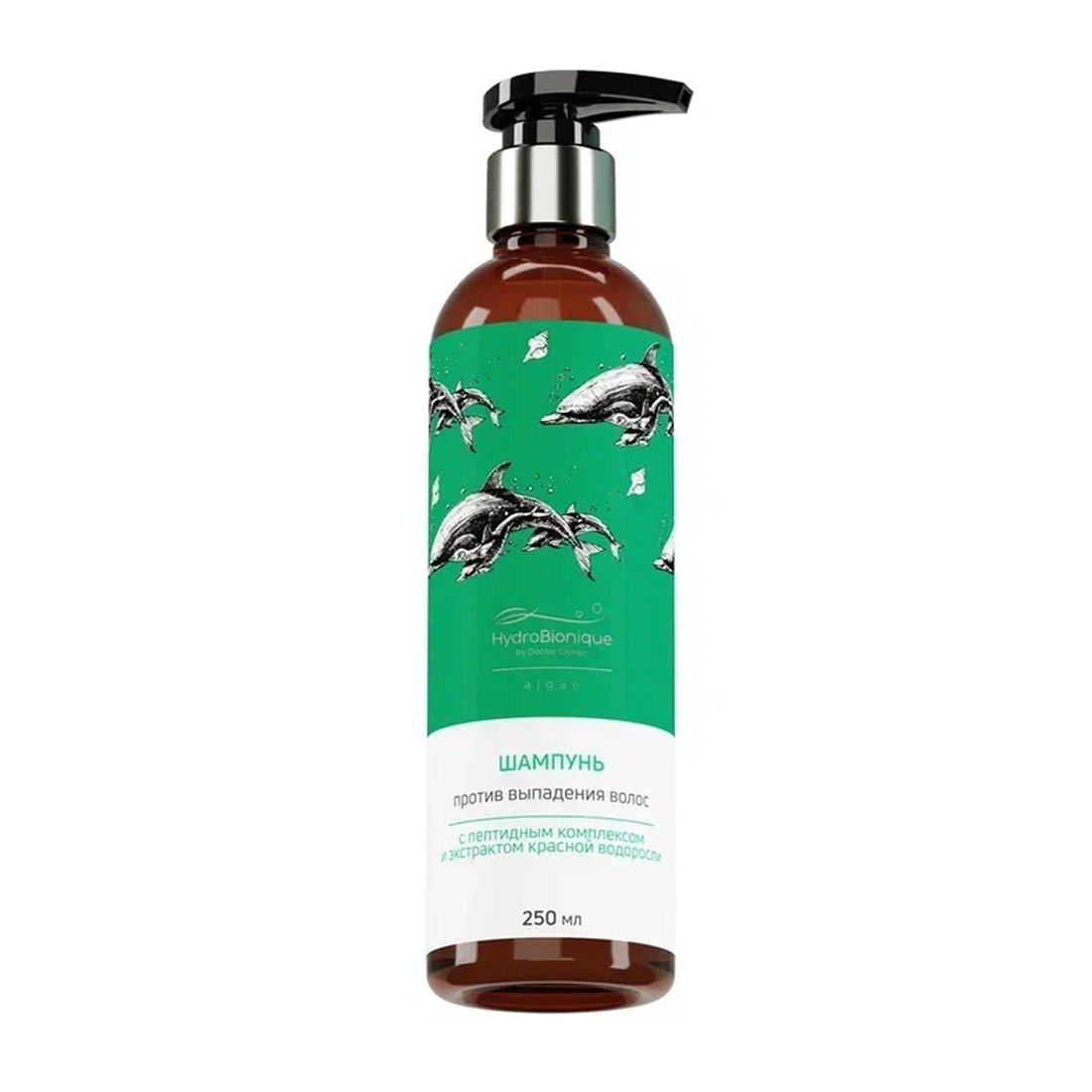Hair care shampoo HAIR-LOSS prevention Private label 250 ml shampoo with peptide complex and red algae extract for men and women