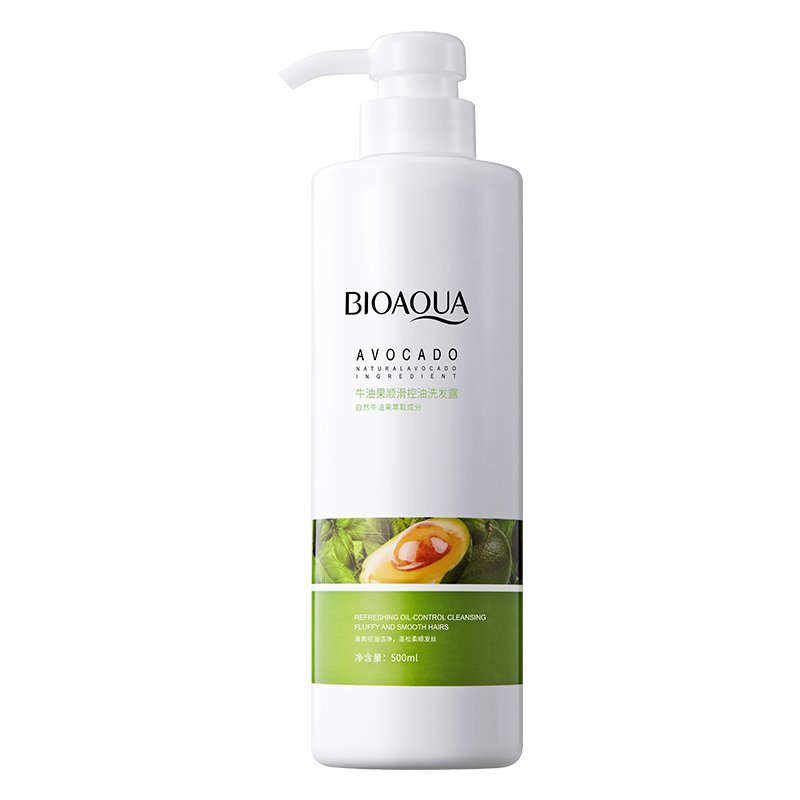 OEM ODM BIOAQUA natural avocado essence smooth clean hair anti-dandruff shampoo