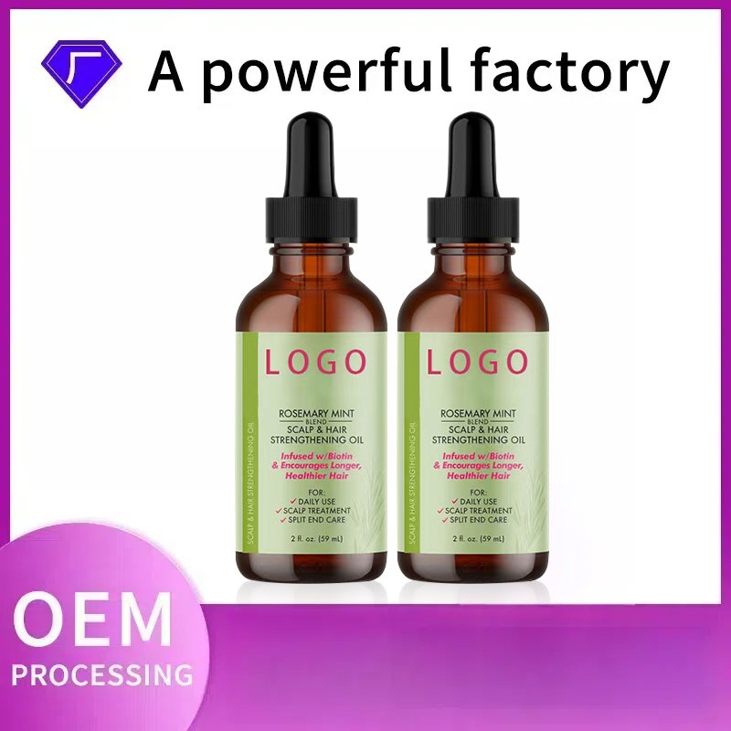 OEM Organic Rosemary Mint Scalp Conditioner Essential Oil For Hair Growth Nourishes Hair Encourages Growth Oil