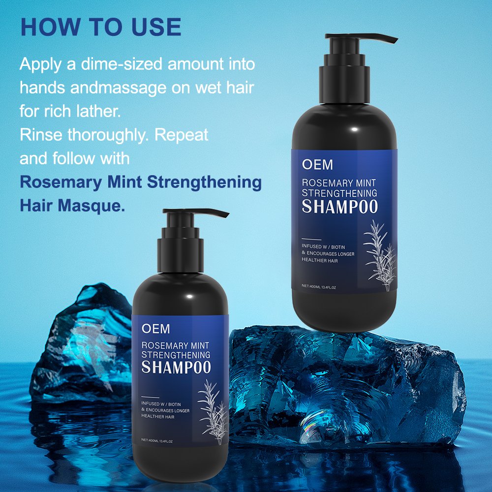 Hair Growth Faster OEM No Harmful Chemicals Shampoo For Alopecia DHT Blockers Rosemary Oil Hair Growth