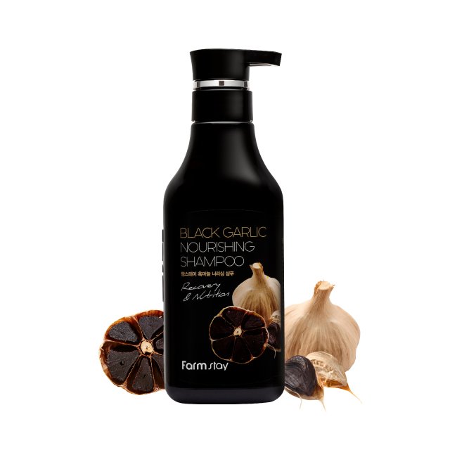 Wholesale High Quality Korean Beauty Brand FARMSTAY Black Garlic Nourishing Shampoo healthy nourishing