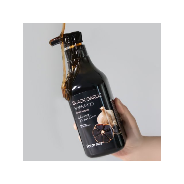 Wholesale High Quality Korean Beauty Brand FARMSTAY Black Garlic Nourishing Shampoo healthy nourishing