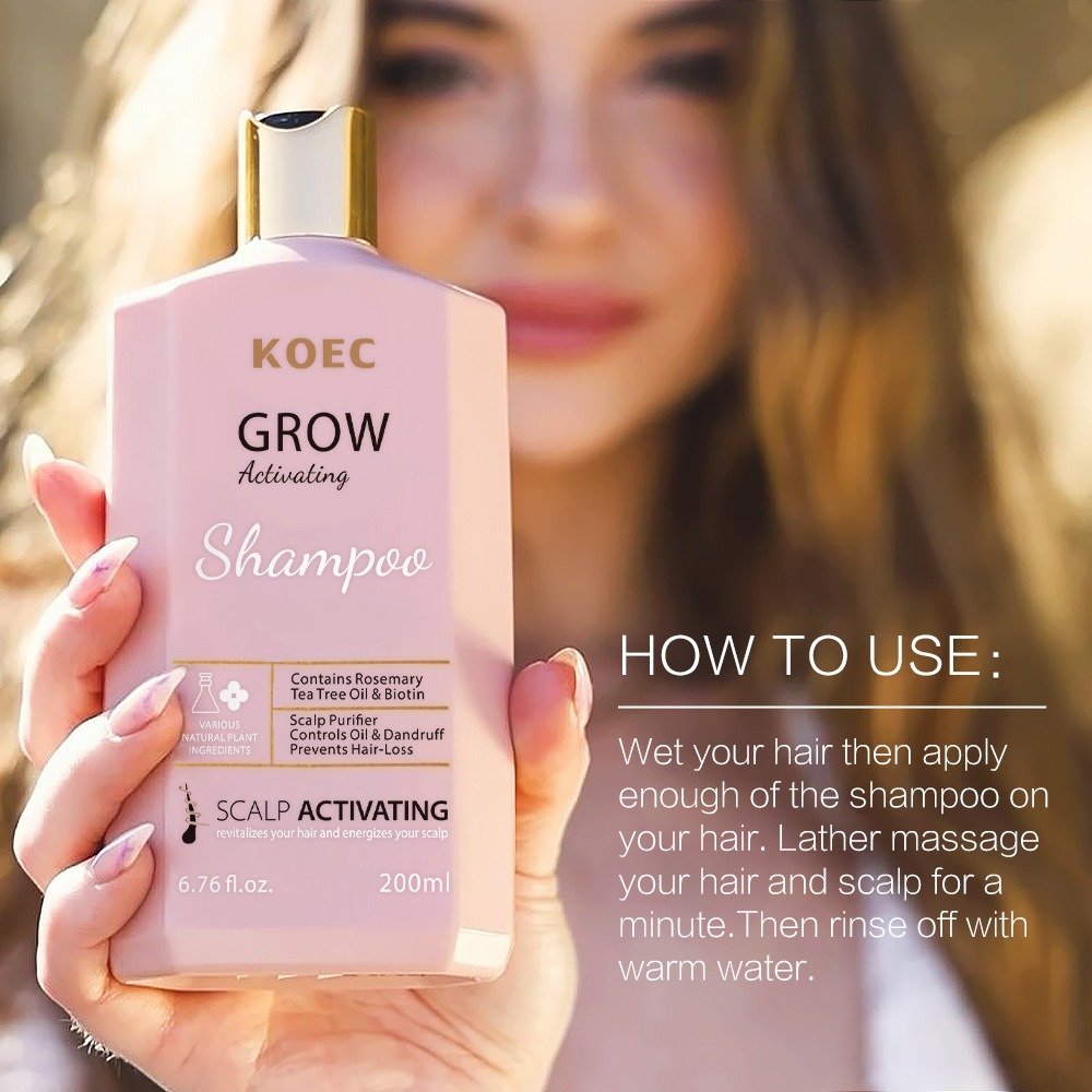 Rosemary Hair Growth Strengthening Shampoo with Tea Tree Oil Biotin For Thinning Hair and Hair Loss