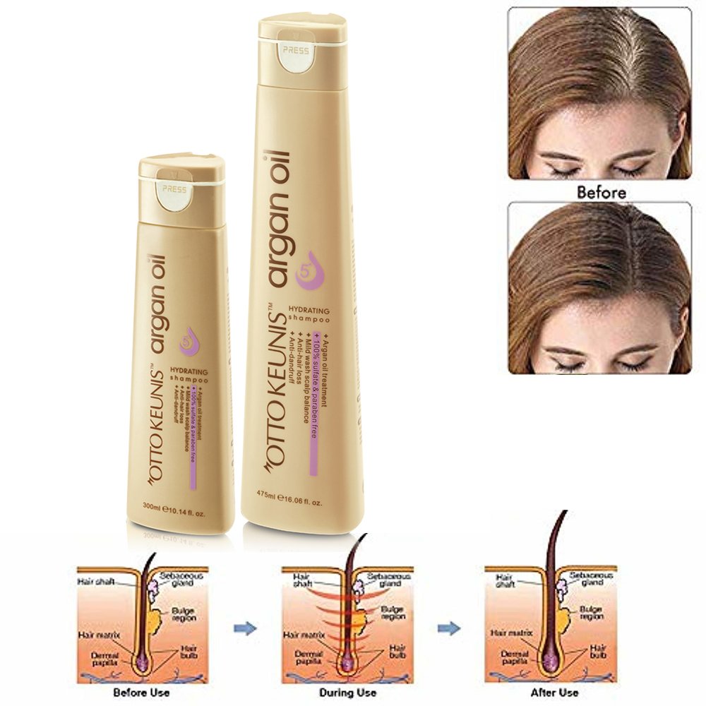 Private label/OEM/ODM service super mild & ultra hydrating formulas argan oil treatment sulfate free shampoo