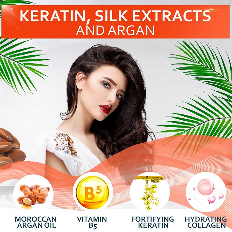Smooth and Anti-drying Effective Degreasing Fluffy Online Keratin Enriched Shampoo Welcome to Buy