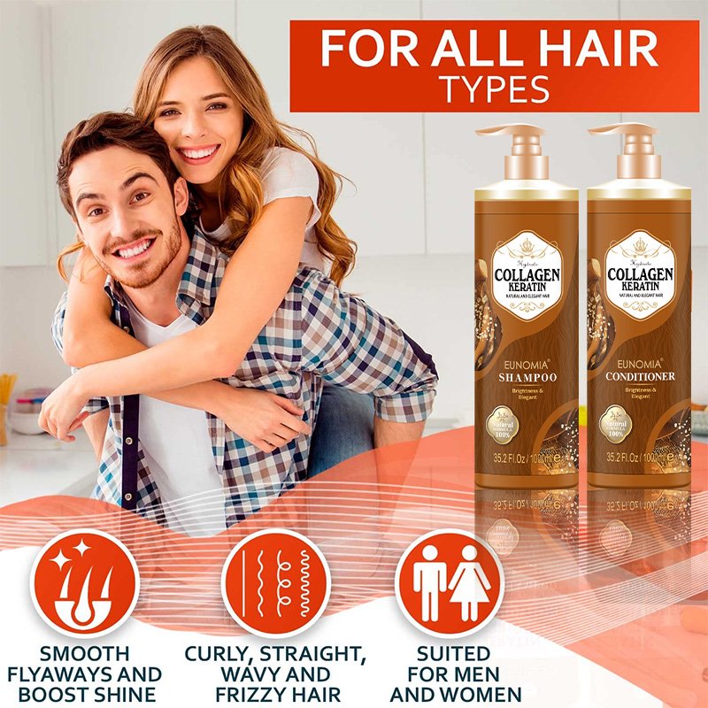 Smooth and Anti-drying Effective Degreasing Fluffy Online Keratin Enriched Shampoo Welcome to Buy