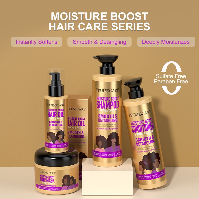 Moisture Boost Hair Care Set Shampoo And Conditioner Organic Natural Argan Oil Hair Shampoo Sulfate Free