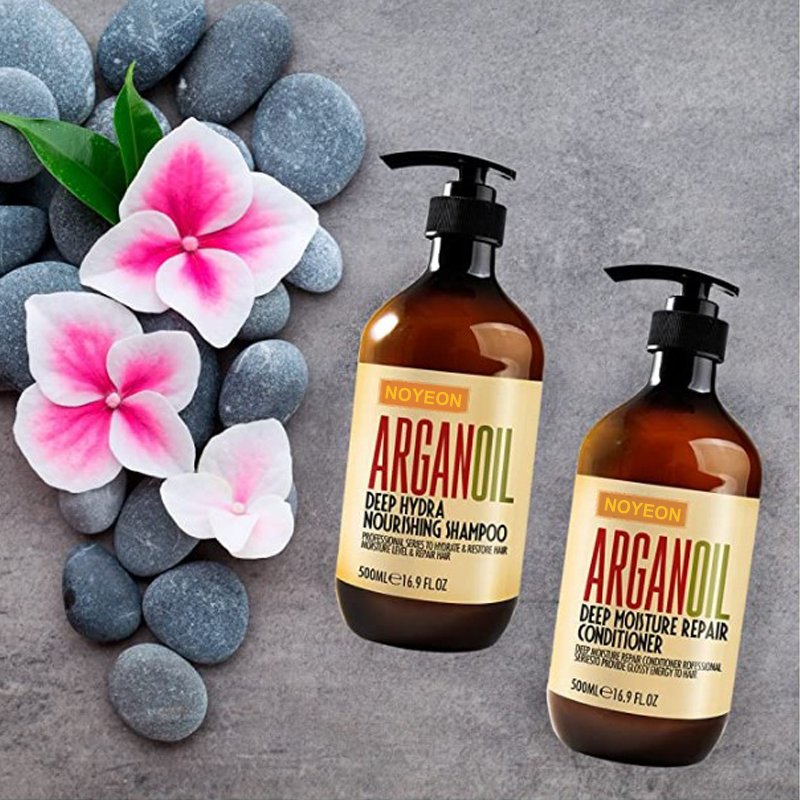 100% Organic Moroccan Argan Oil Shampoo And Conditioner for hair