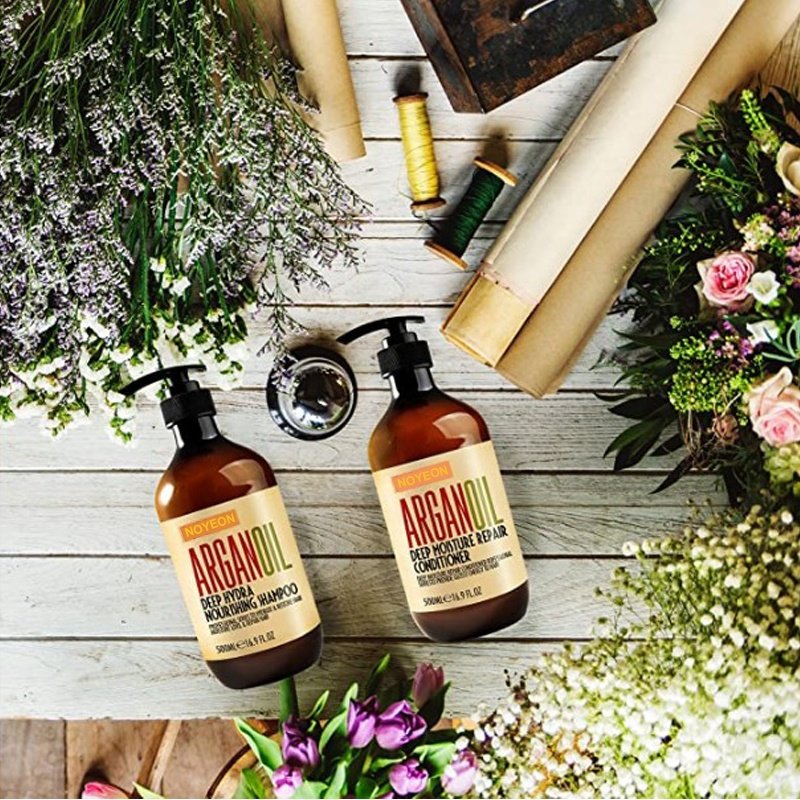 100% Organic Moroccan Argan Oil Shampoo And Conditioner for hair