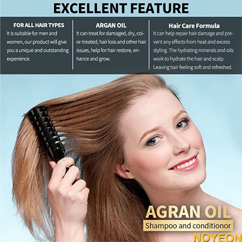 100% Organic Moroccan Argan Oil Shampoo And Conditioner for hair