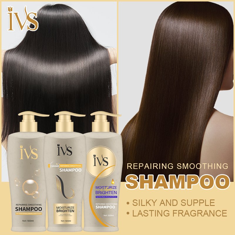 IVS Private Label Hair Care Sets Organic Natural Herbal Nourishing Smoothing Carviar Hair Shampoo