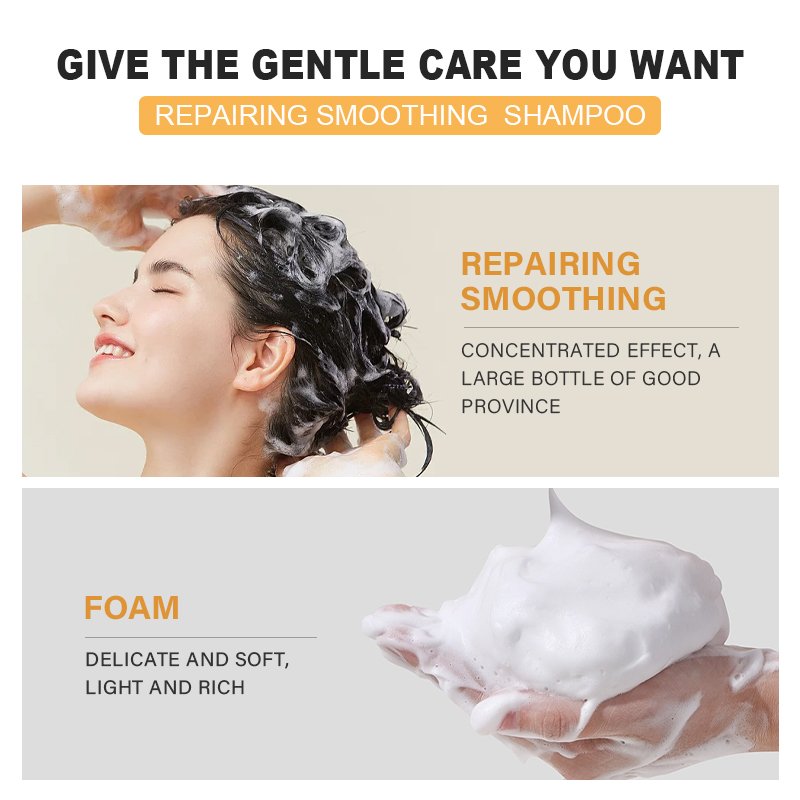 IVS Private Label Hair Care Sets Organic Natural Herbal Nourishing Smoothing Carviar Hair Shampoo