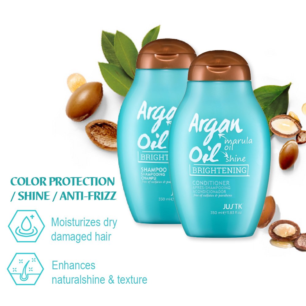 Private Label Organic Moisture Shampoo & Conditioner Luxury Hair Care For Color Protection Anti-frizz Argan Oil Morocco Shampoo