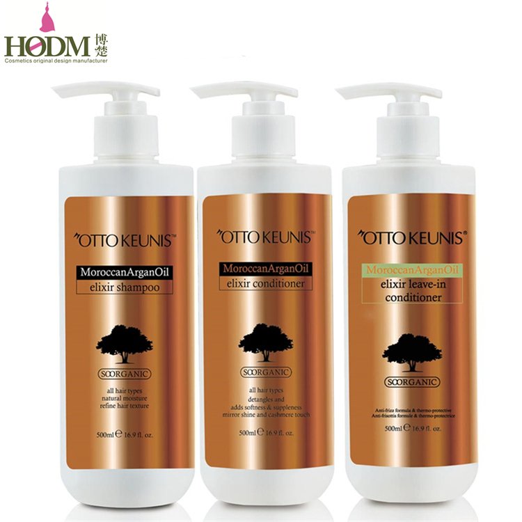 Private Label Sulphate Free Aloe Vera Organic Argan Oil Hydrating Shampoo and Conditioner