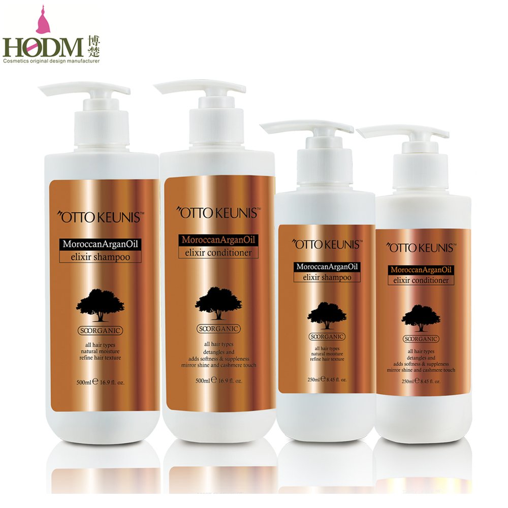 Private Label Sulphate Free Aloe Vera Organic Argan Oil Hydrating Shampoo and Conditioner