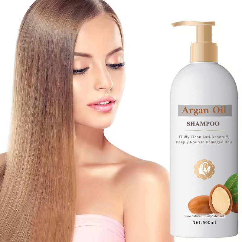 Wholesale SANQI Sulfate Free Argan Oil Shampoo Customizable Private Label Argan Oil Natural Hair Shampoo and Conditioner