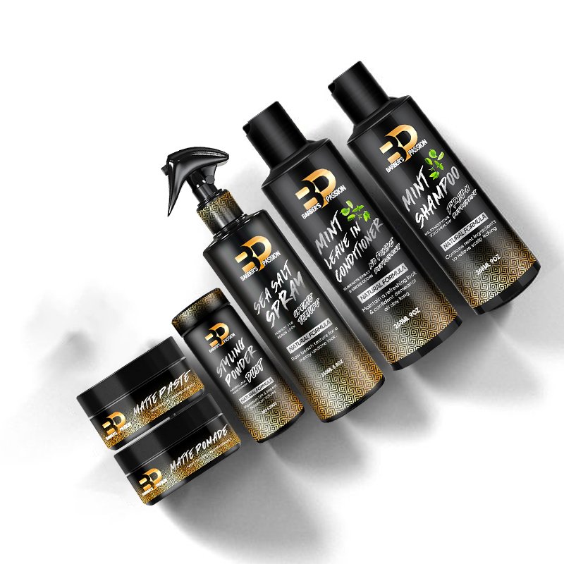 BARBERSPASSION rosemary oil mint refreshing men anti dandruff hair organic shampoo for men