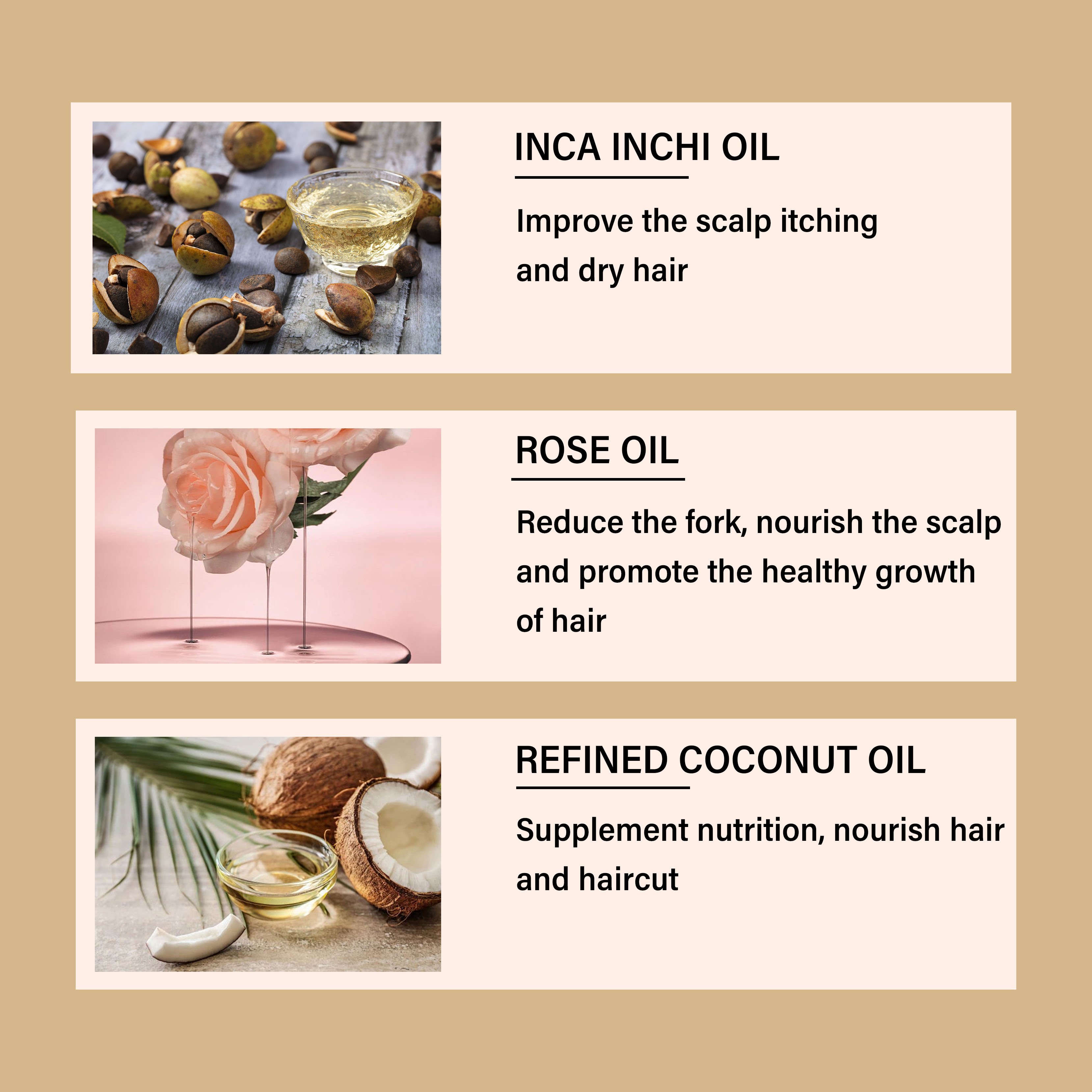 Nourishing Repair Natural Rose Oil Shampoo and Conditioner Moisturizing and Smoothing Liquid for Improving Frizzy Rough Hair