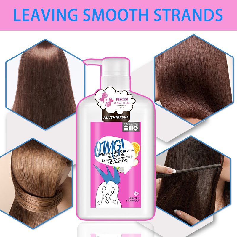 OEM Curly Wavy Frizzy Hair Repairing Brazilian Keratin Shampoo Paraben Free 1000ML