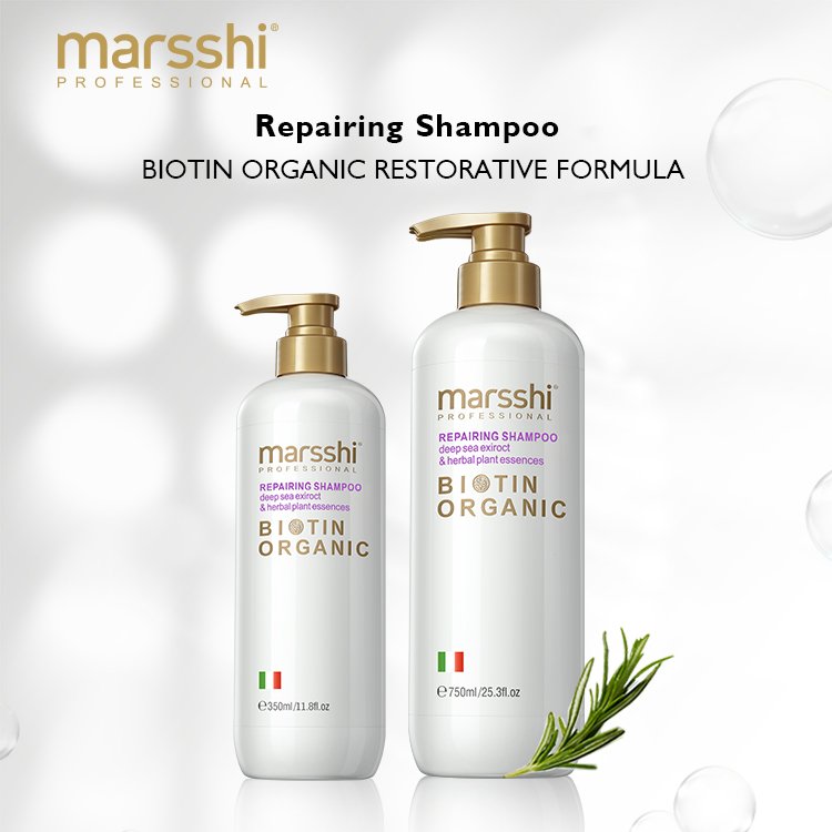 Bio Hair Care Set Private Label Thickening Hair Growth Anti Loss Natural Organic Biotin Hair Shampoo and Conditioner