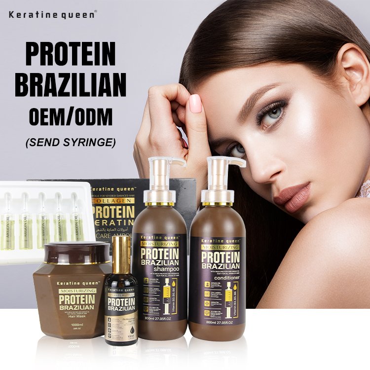 The Manufacturer Directly Provides Soft & Smooth Moisturizing Hair Anti-hair Loss Fragrance Protein Shampoo And Conditioner Set