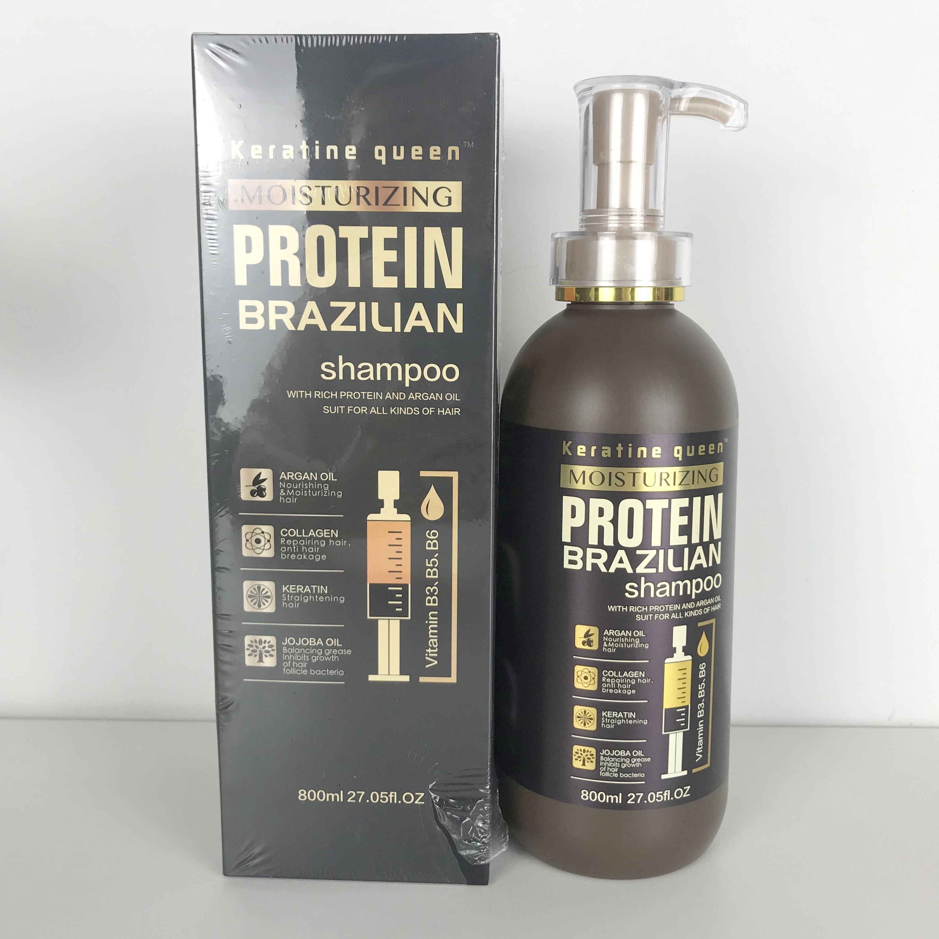 The Manufacturer Directly Provides Soft & Smooth Moisturizing Hair Anti-hair Loss Fragrance Protein Shampoo And Conditioner Set