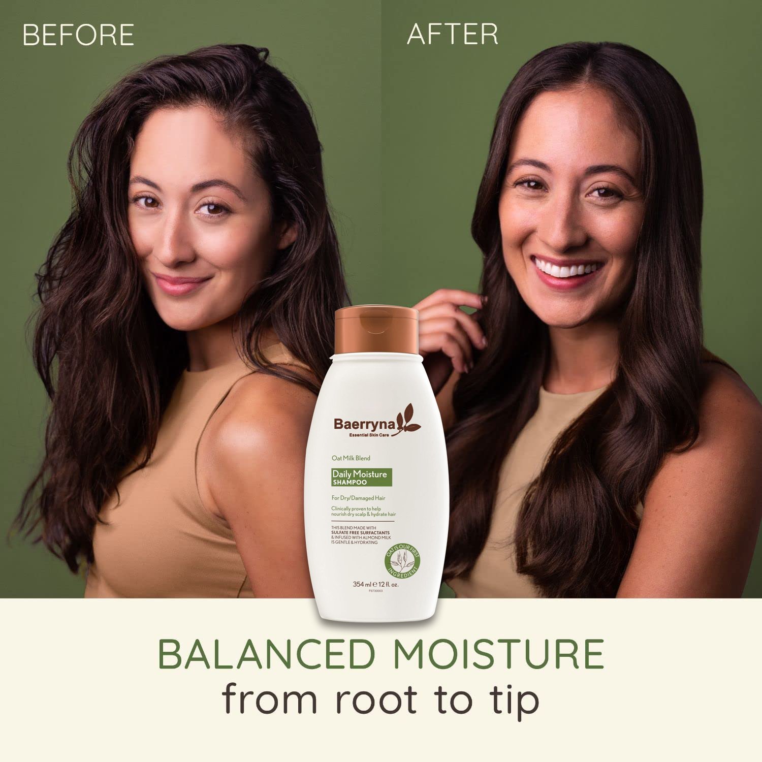 Beauty Salon Gentle And Hydrating Moisturizing Hair Shampoo For Dry And Damaged Hair