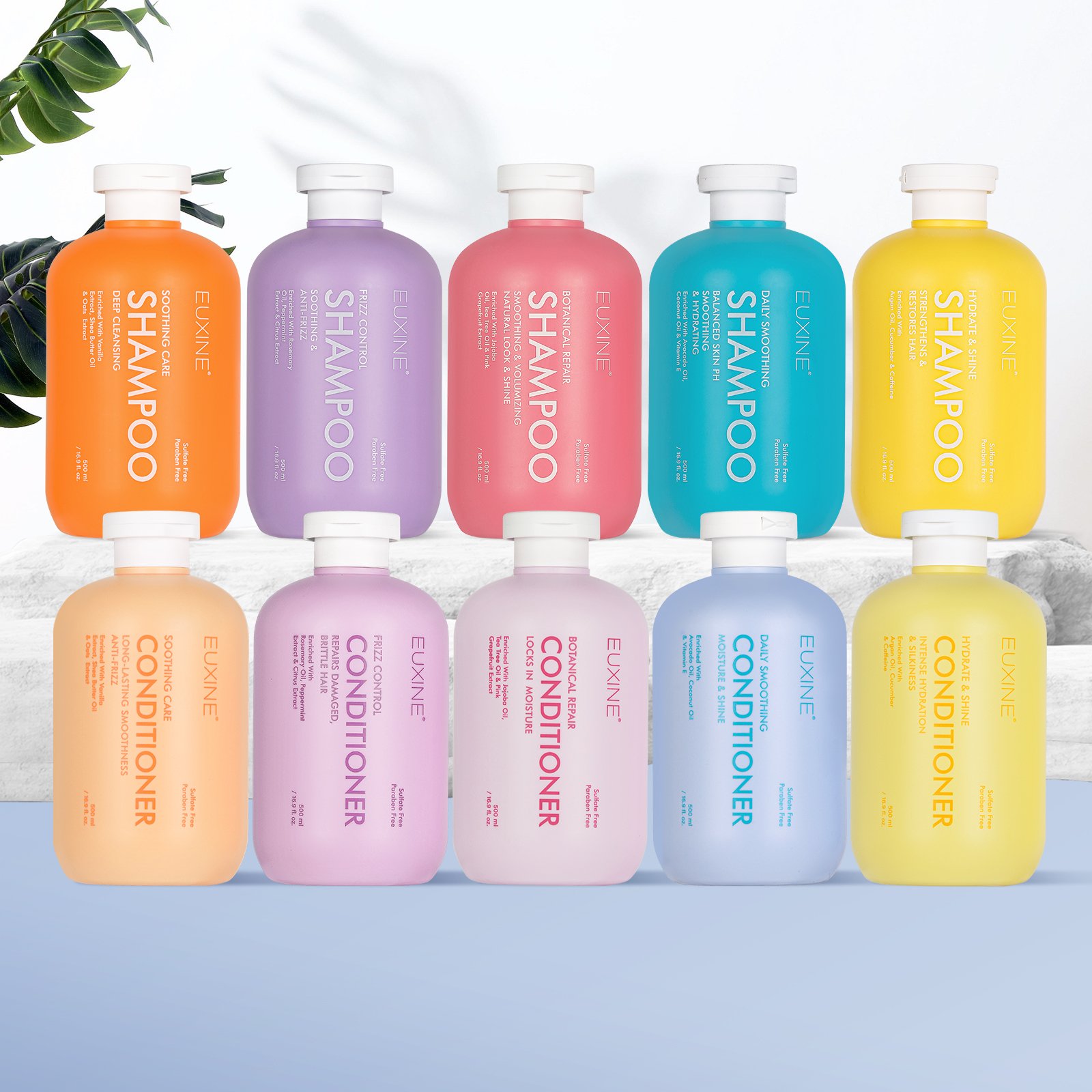 OEM Custom Logo Sulfate-Free Stimulates Hair Growth Natural Rosemary Oil Hair Shampoo And Conditioner