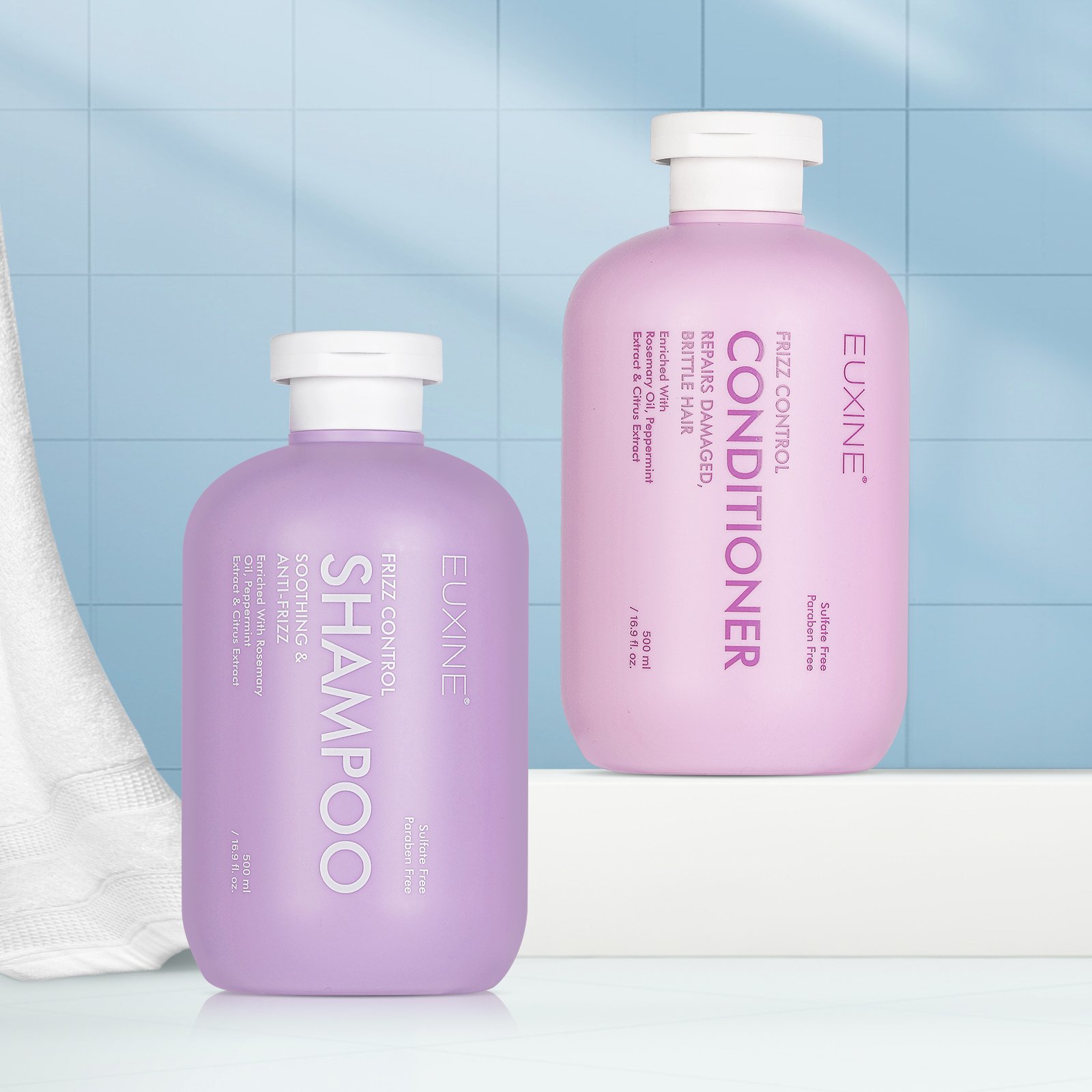 OEM Custom Logo Sulfate-Free Stimulates Hair Growth Natural Rosemary Oil Hair Shampoo And Conditioner