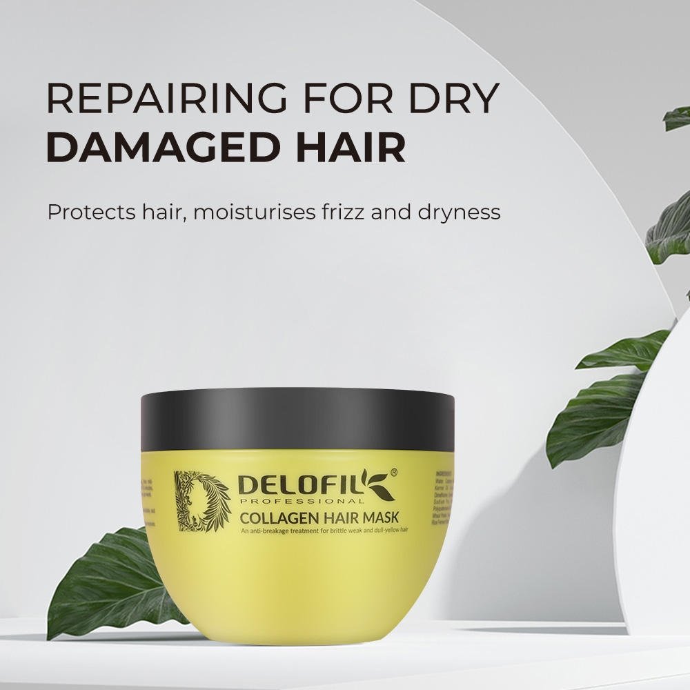 Delofil Hair Care Products Hair Growth Oil Natural Organic Argan Oil Keratin Hair Mask Sulfate Free Shampoo and Conditioner Set
