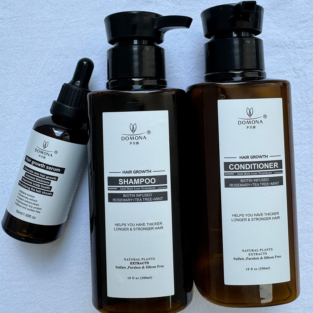 Non Greasy Again Hair Growth Thickening Shampoo And Conditioner Rosemary Mint Shampoo