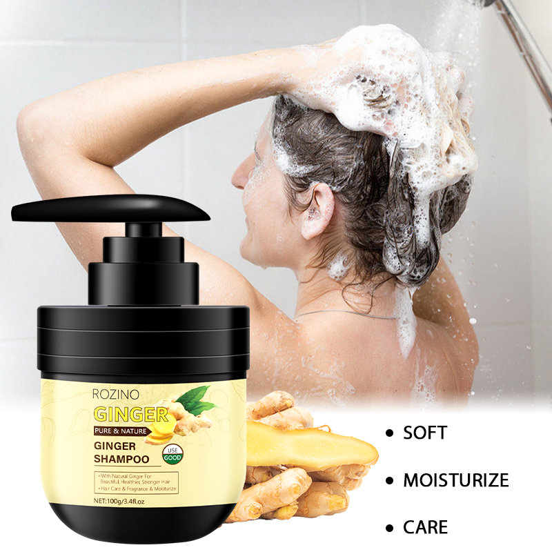 Ginger anti-hair loss shampoo, anti-itch, fluffy anti-dandruff, anti-hair loss and oil control shampoo