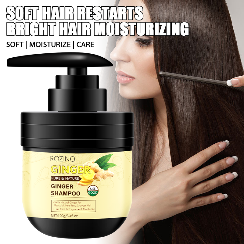 Ginger anti-hair loss shampoo, anti-itch, fluffy anti-dandruff, anti-hair loss and oil control shampoo