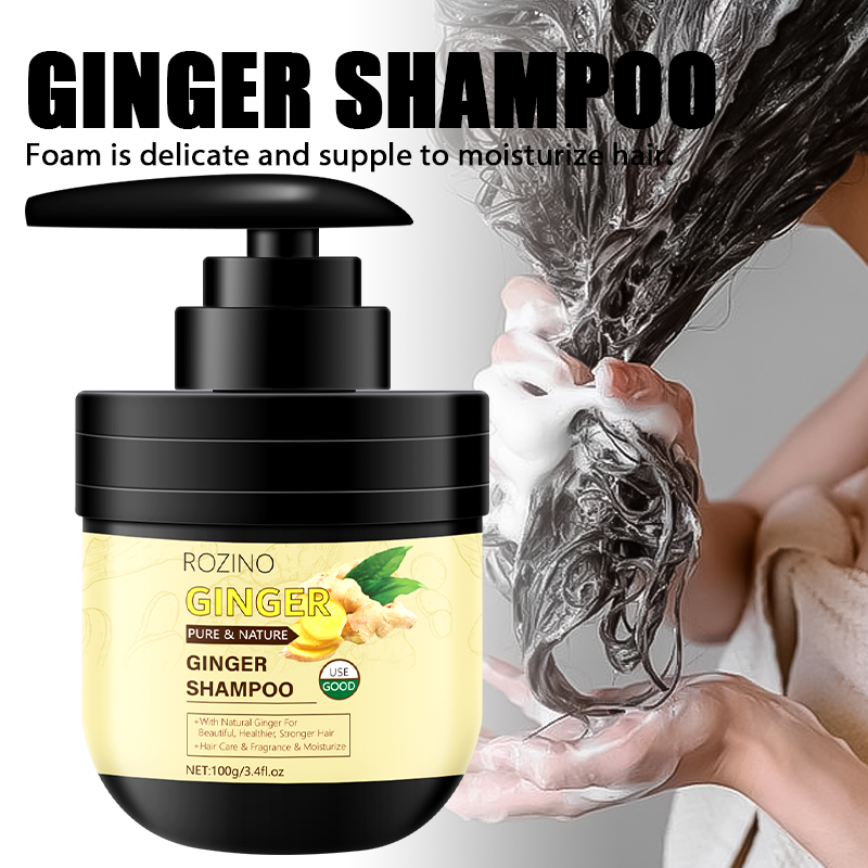 Ginger anti-hair loss shampoo, anti-itch, fluffy anti-dandruff, anti-hair loss and oil control shampoo