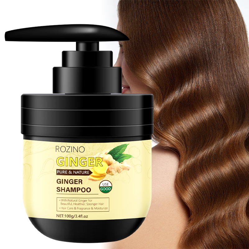 Ginger anti-hair loss shampoo, anti-itch, fluffy anti-dandruff, anti-hair loss and oil control shampoo