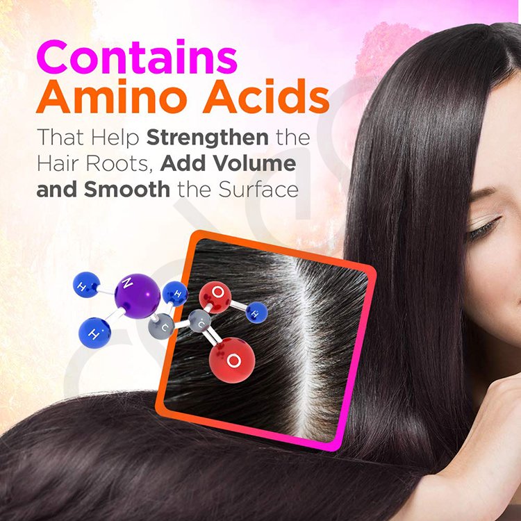 Oalen Private Label Strengthen Hair Roots Smoothing Gently Cleansing Rice Water Shampoo