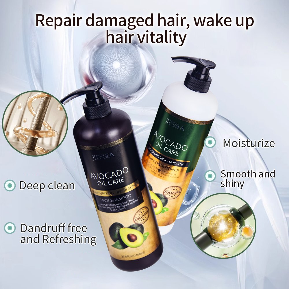 wholesale private label avocado oil hair shampoo and conditioner