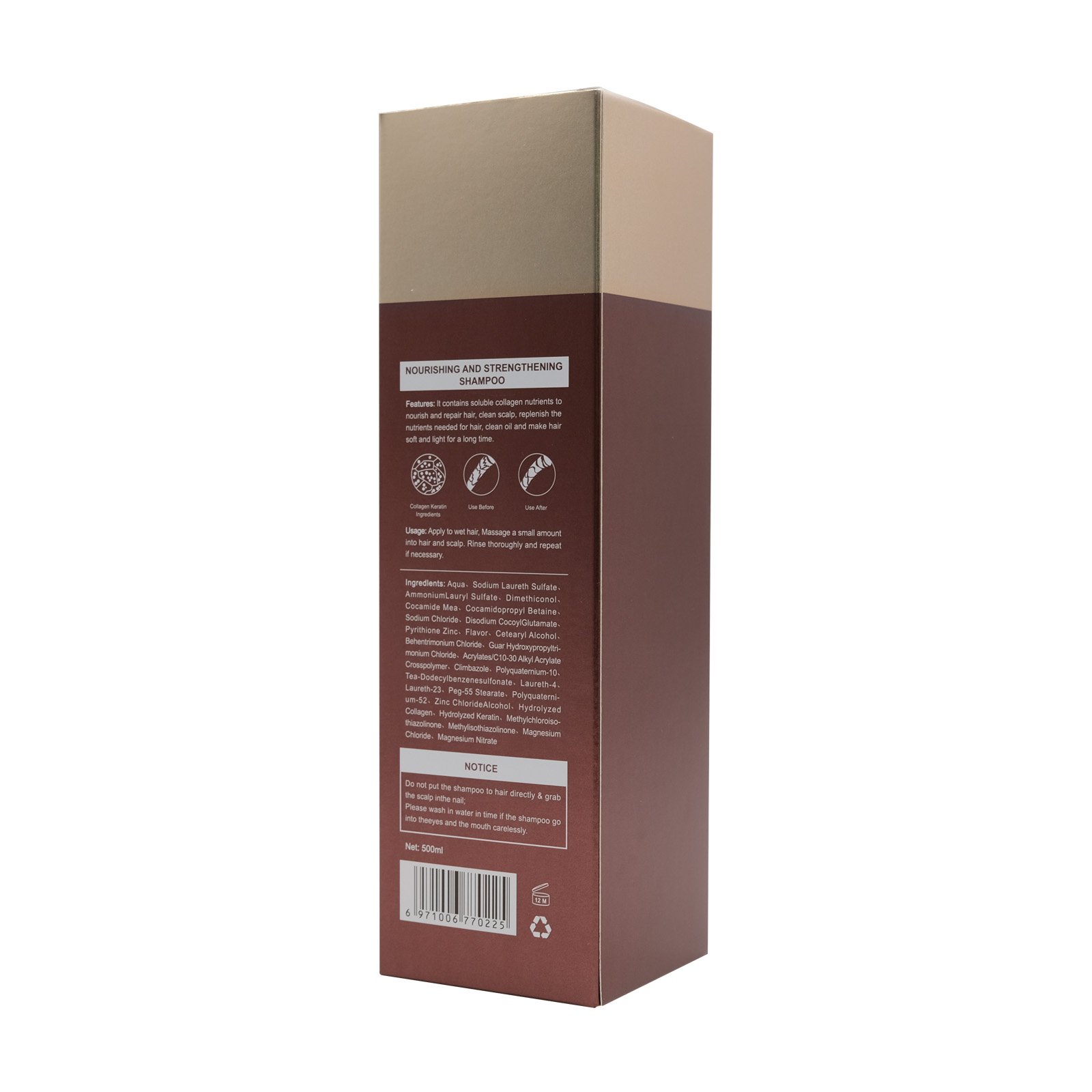 Moisture-Rich Collagen Shampoo for Smooth, Nourished, Healthy Hair