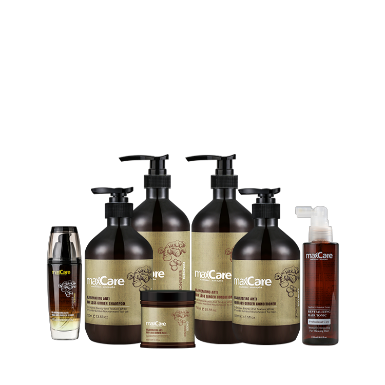 Professional Organic Ginger Extract Tonic for Hair Regrowth Anti-Hair Loss Conditioner for Thinning Hair Herbal Care