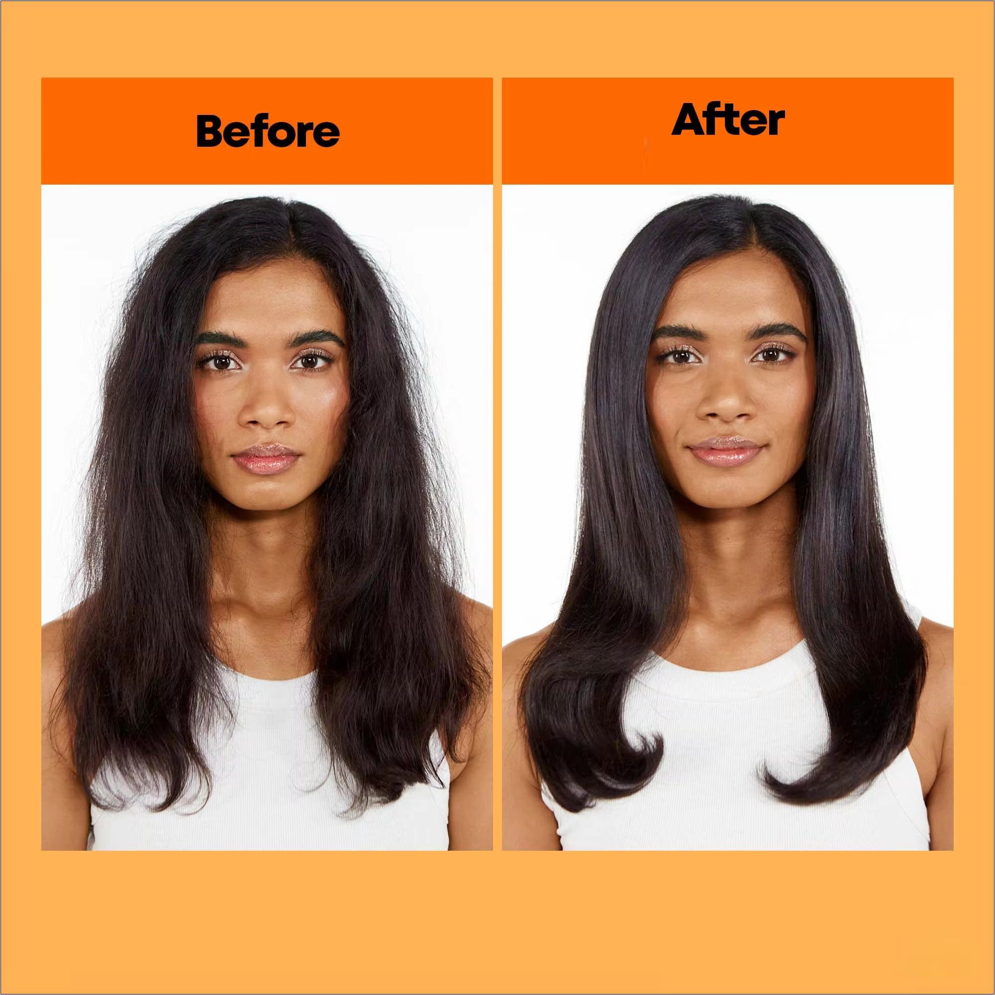 Hair Care Set for Black Women Sulfate-free Smoothing Refreshing & Orange Shea Butter Vegan Shampoo and Conditioner Private Label