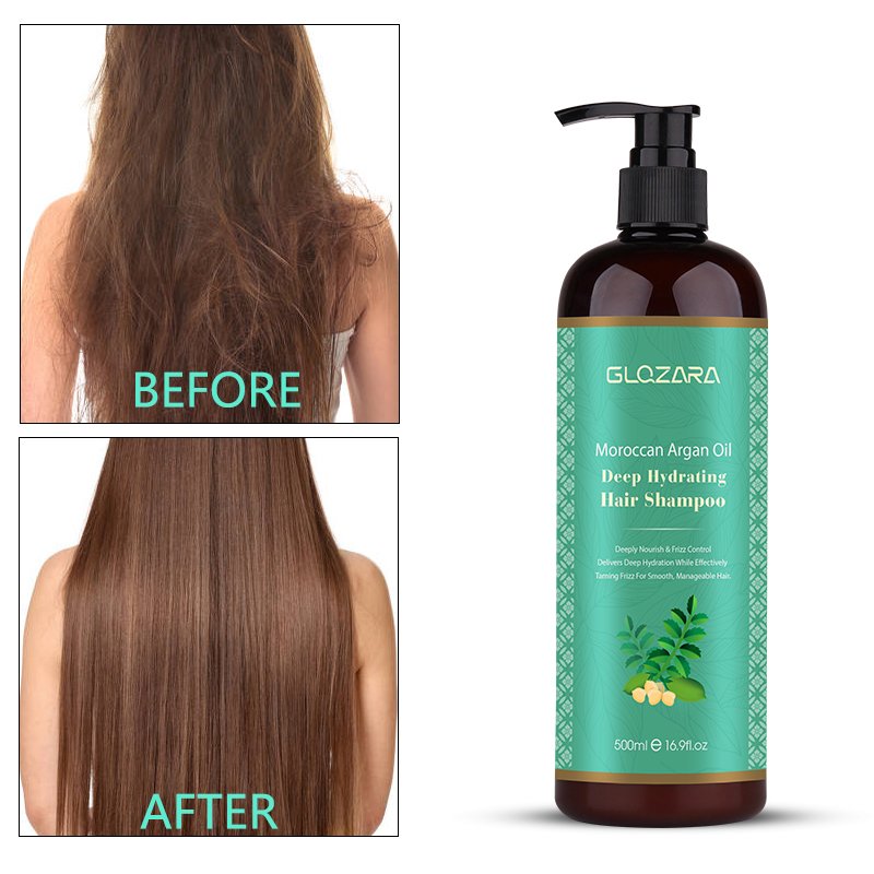 Private Label Hair Care Argan Oil Shampoo And Conditioner Set Anti Frizz Organic Anti Dandruff Hair Shampoo For Damaged Hair