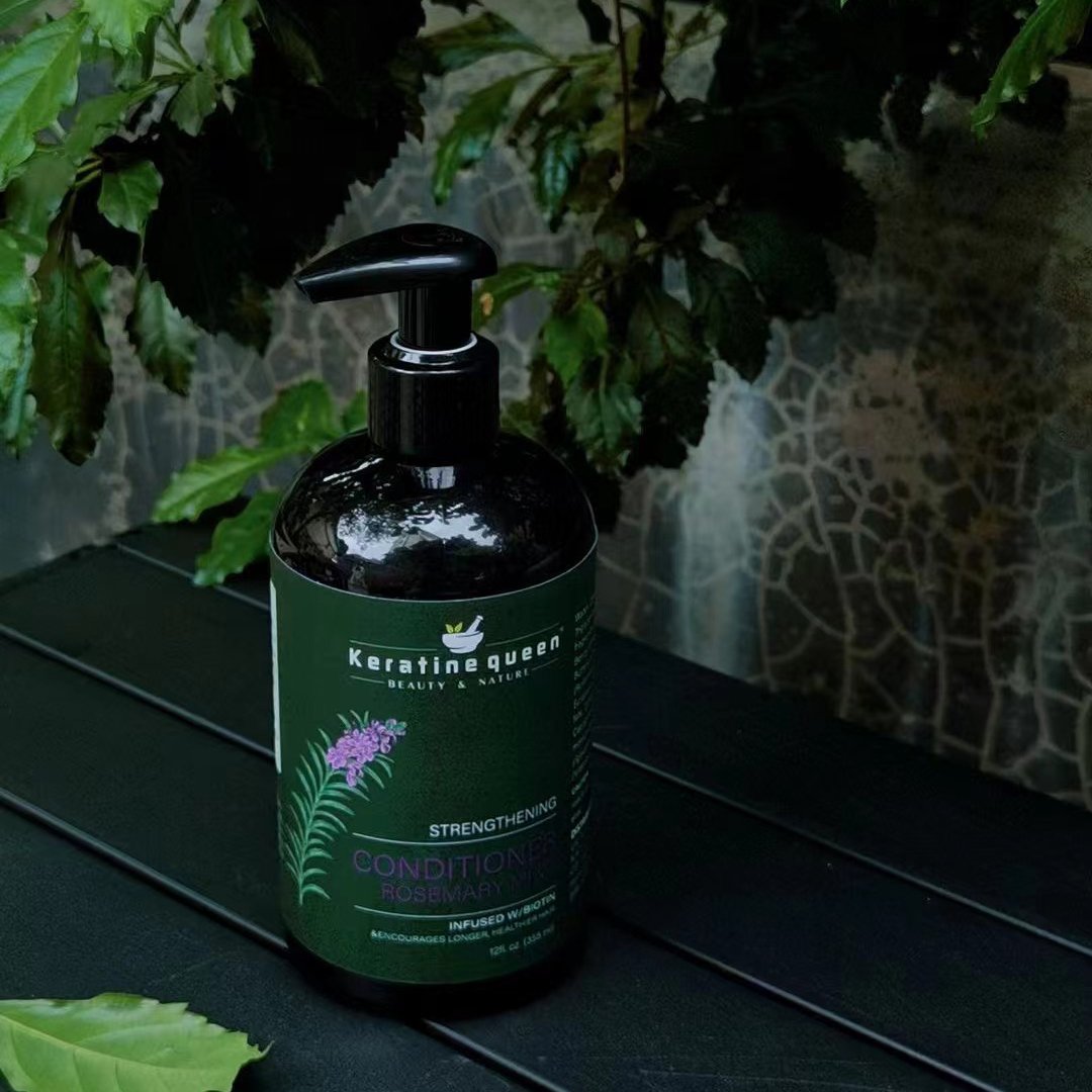 Private Label Natural Organics Rosemary Mint strengthening shampoo Deep Repairing rosemary oil shampoo and conditioner Set