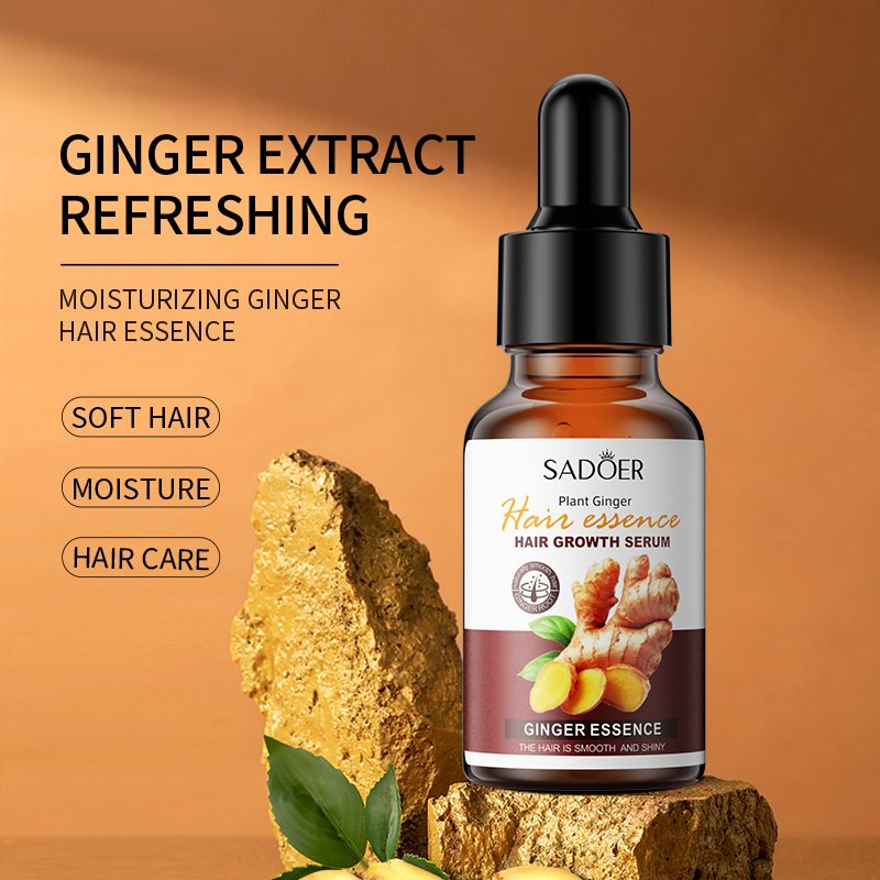 Top selling organic Ginger Hair Shampoo and hair conditioner nourishing Hair growth serum care products Private label