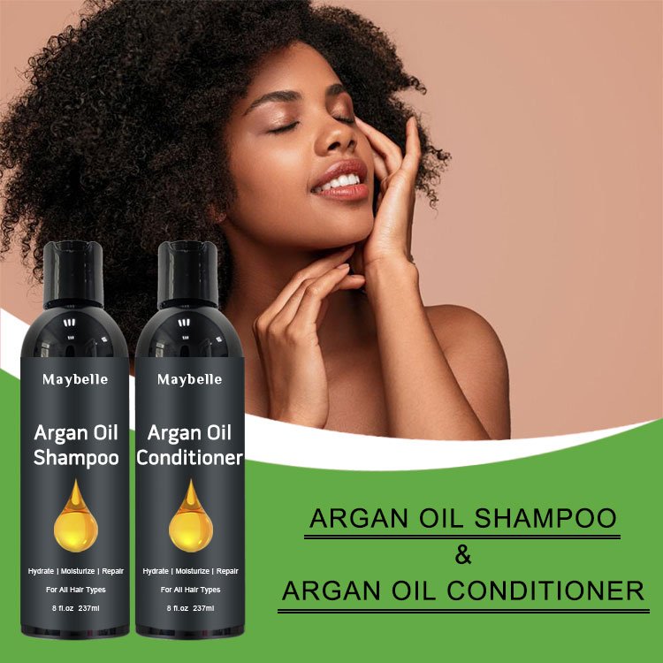 Wholesale Natural Organic Anti Hair Loss Hair Growth Biotin Shampoo and Conditioner For Black Hair Private Label