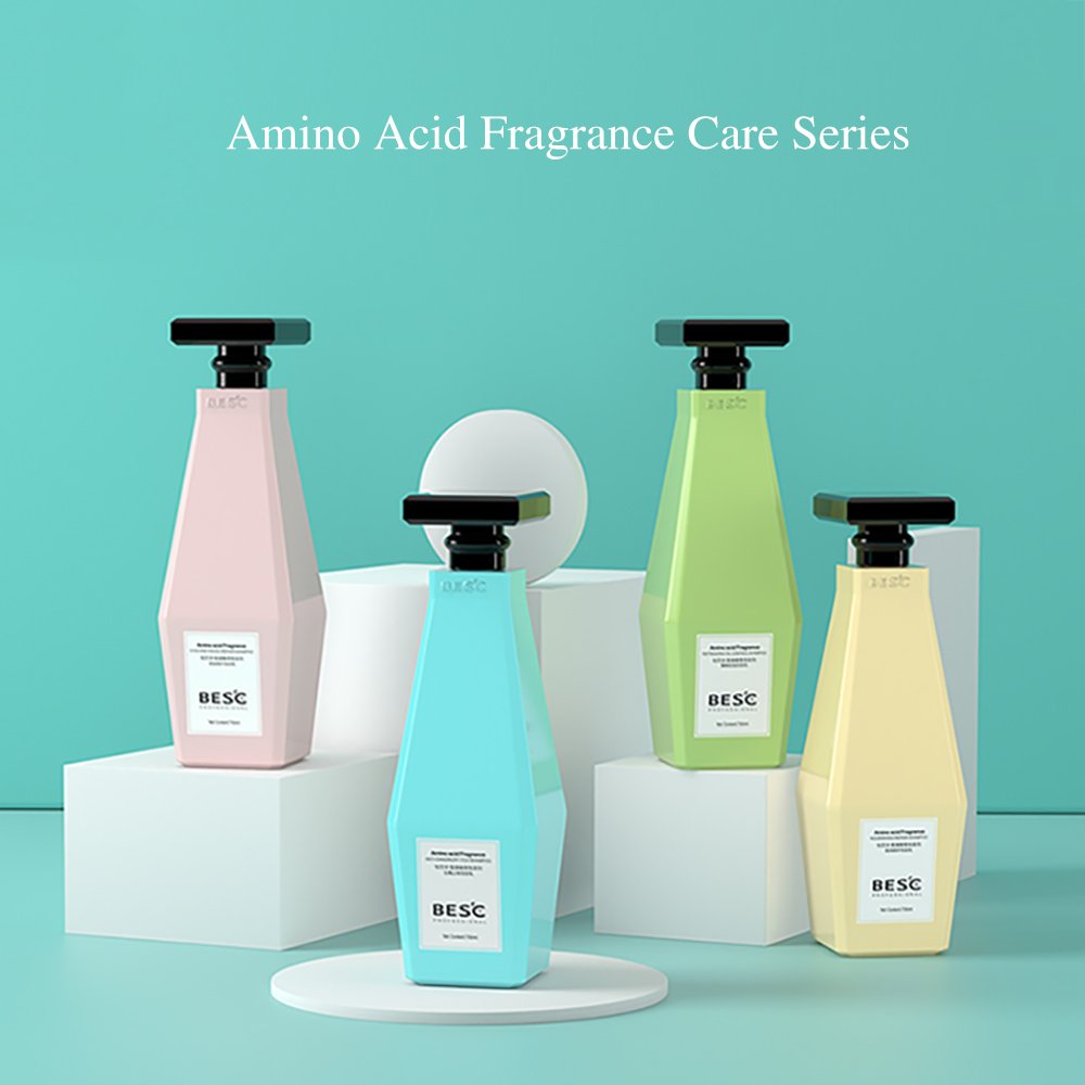 Mild formula amino acid liquid hydrating & refreshing oil control hair shampoo and conditioner
