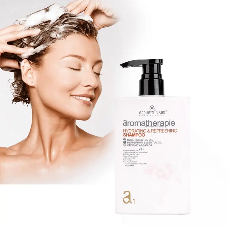Wholesale rose extract sulphate free women hair moisturizing shampoo