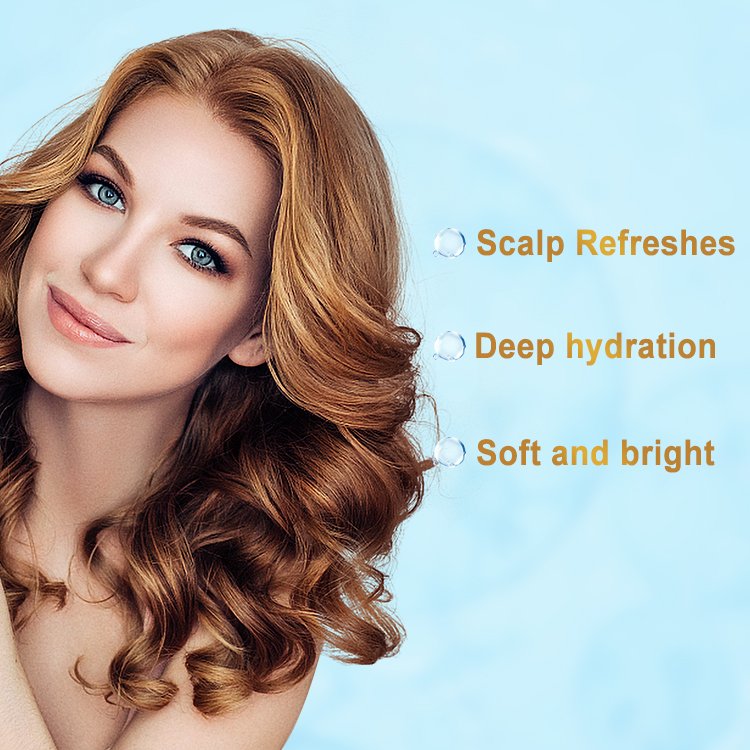 Wholesale rose extract sulphate free women hair moisturizing shampoo