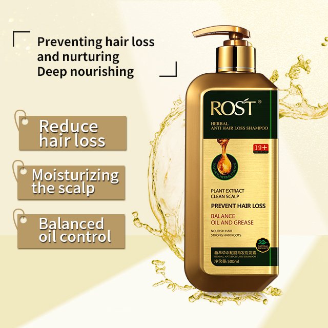 OEM Organic Hair Shampoo Oil Control Anti-dandruff Moisturizing Reduce Hair Loss Herbal Products Essence Shampoo